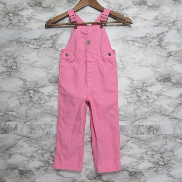Carhartt Bottoms Carhartt Pink Girls Overalls Size 3t Poshmark